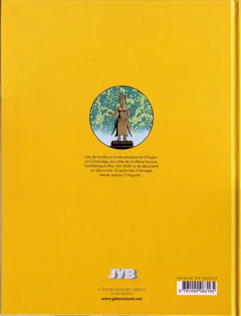 Verso de l'album Allan Mac Bride Tome 5 La ronde des Apsaras