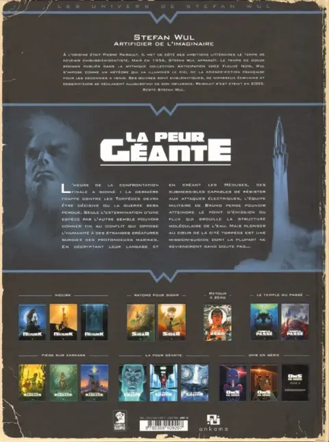 Verso de l'album La Peur géante Tome 3 La guerre des abysses