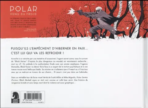Verso de l'album Polar Tome 1 Venu du froid