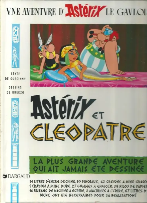 Couverture de l'album Astérix Tome 6 Astérix et Cléopâtre