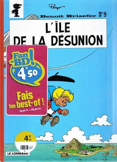 Couverture de l'album Benoît Brisefer Tome 9 L'île de la désunion