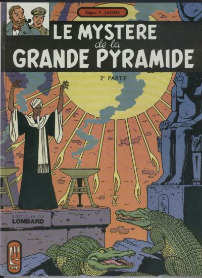 Couverture de l'album Blake et Mortimer Tome 4 Le Mystère de la Grande Pyramide - 2e partie