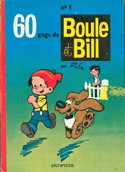 Couverture de l'album Boule & Bill Tome 1 60 gags de Boule et Bill