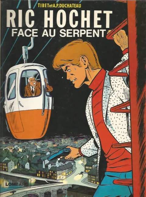 Couverture de l'album Ric Hochet Tome 8 Ric Hochet face au serpent