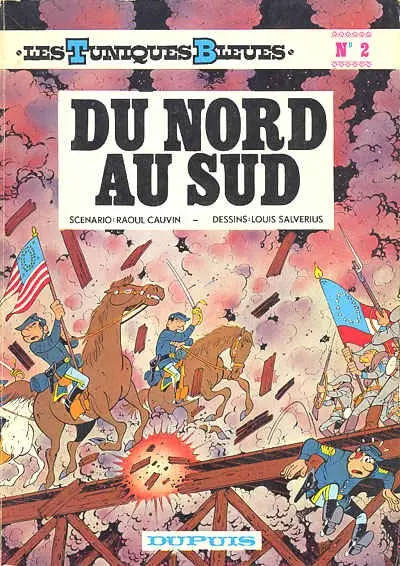Couverture de l'album Les Tuniques Bleues Tome 2 Du nord au sud