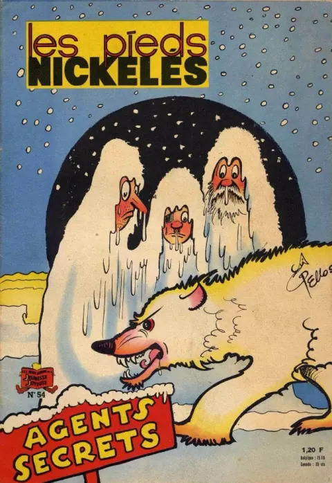 Couverture de l'album Les Pieds Nickelés Tome 54 Les Pieds Nickelés agents secrets