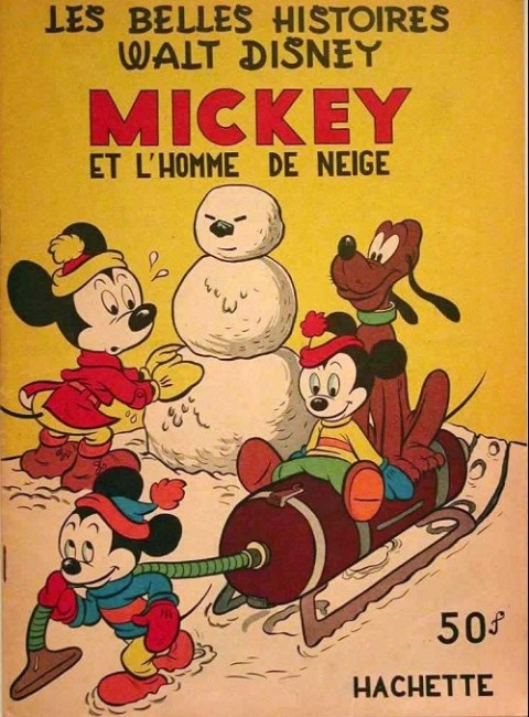 Couverture de l'album Les Belles histoires Walt Disney Tome 56 Mickey et l'homme de neige