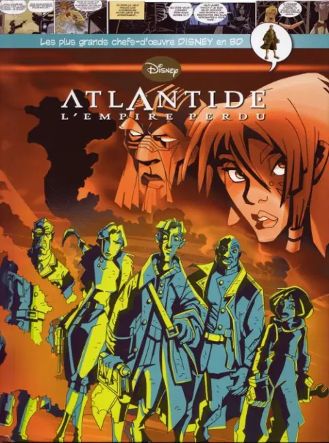 Les plus grands chefs-d'œuvre Disney en BD Tome 45 Atlantide, l'empire perdu