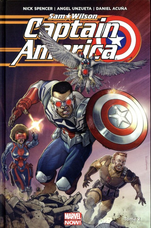 Couverture de l'album Captain America : Sam Wilson Tome 2 Civil War II
