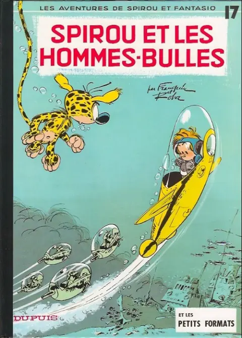 Couverture de l'album Spirou et Fantasio Tome 17 Spirou et les hommes-bulles