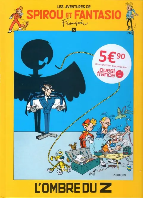 Couverture de l'album Spirou et Fantasio Tome 16 L'Ombre du Z