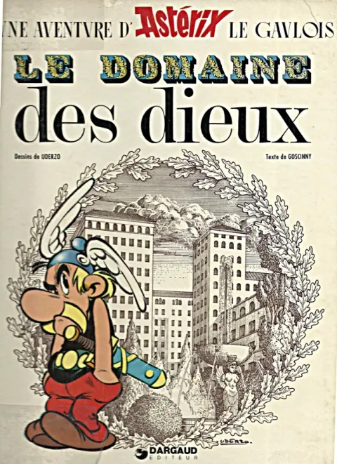 Couverture de l'album Astérix Tome 17 Le domaine des dieux