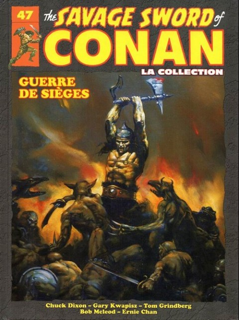Couverture de l'album The Savage Sword of Conan - La Collection Tome 47 Guerre de sièges