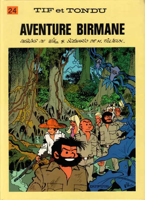 Couverture de l'album Tif et Tondu Tome 24 Aventure birmane