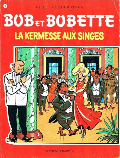 Couverture de l'album Bob et Bobette Tome 77 La kermesse aux singes