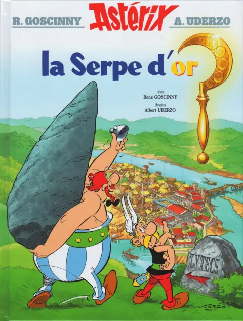 Couverture de l'album Astérix Tome 2 La Serpe d'or