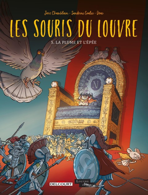 Couverture de l'album Les Souris du Louvre 5 La plume et l'épée