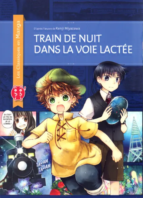 Train de nuit dans la voie lactée