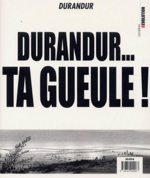 Couverture de l'album Durandur encule tout le monde Tome 3 Durandur... Ta Gueule !
