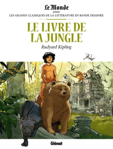 Couverture de l'album Les Grands Classiques de la littérature en bande dessinée Tome 6 Le Livre de la Jungle