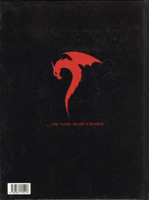 Verso de l'album Rapaces 1