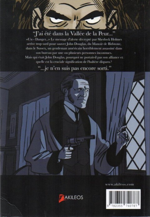 Verso de l'album Une histoire illustrée de Sherlock Holmes Tome 4 La Vallée de la peur