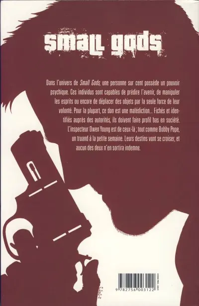 Verso de l'album Small Gods