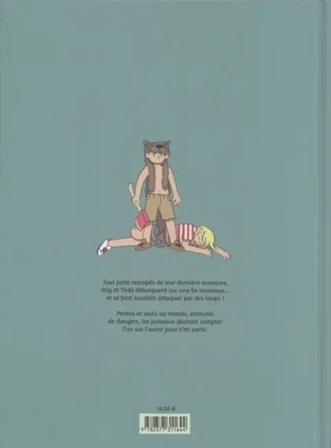 Verso de l'album Stig & Tilde Tome 2 Cheffe de meute