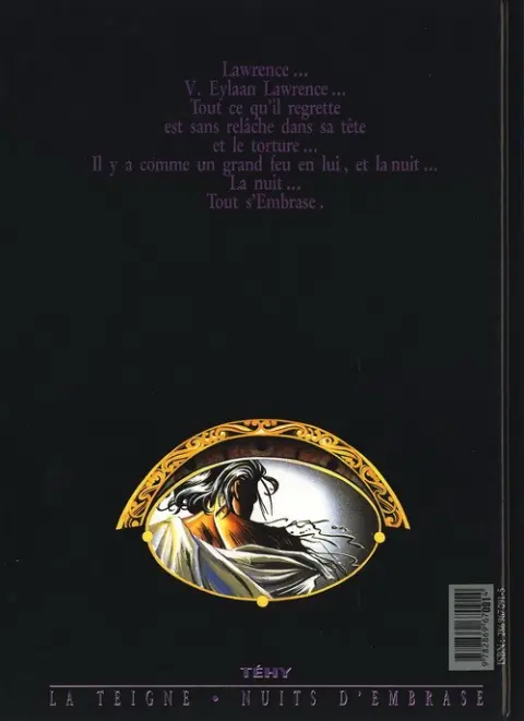 Verso de l'album La Teigne Tome 1 Nuits d'embrase