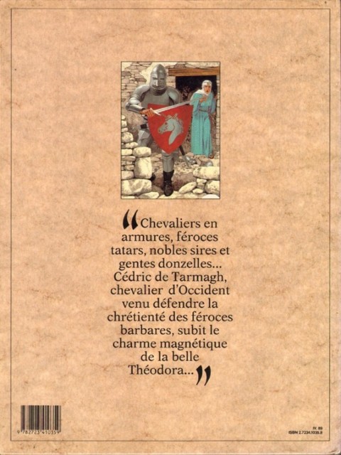 Verso de l'album Theodora Tome 1 Les mongols
