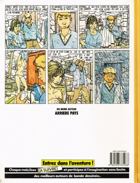 Verso de l'album Arrière-pays Tome 2 Nouvelles du pays