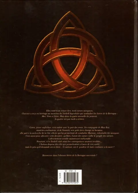 Verso de l'album Triskell Tome 2 La cité des vents