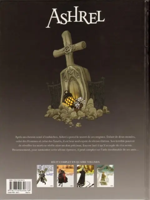 Verso de l'album Ashrel Tome 4 Le Cercle noir