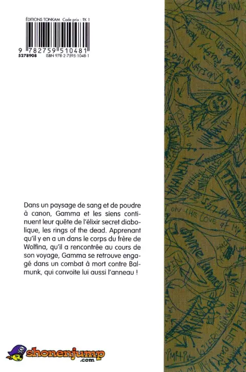 Verso de l'album Zombiepowder 2