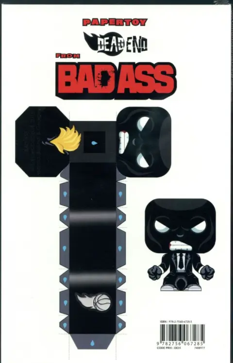 Verso de l'album Bad Ass Tome 1 Dead End