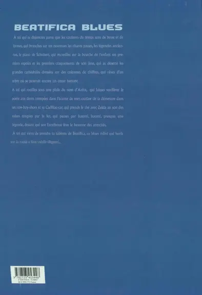 Verso de l'album Beatifica Blues Intégrale