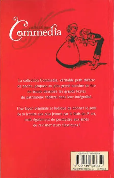 Verso de l'album Commedia Tome 6 Dom Juan