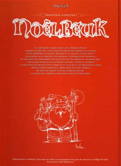 Verso de l'album Le Donjon de Naheulbeuk Tome 4 Deuxième saison, partie 2