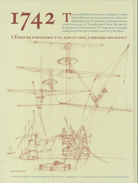 Verso de l'album L'Épervier Tome 8 Corsaire du Roy