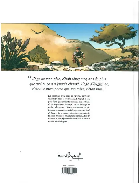 Verso de l'album Souvenirs d'enfance Tome 1 La Gloire de mon Père