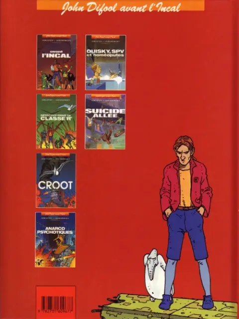 Verso de l'album Avant l'Incal Tome 2 Détective privé de classe R