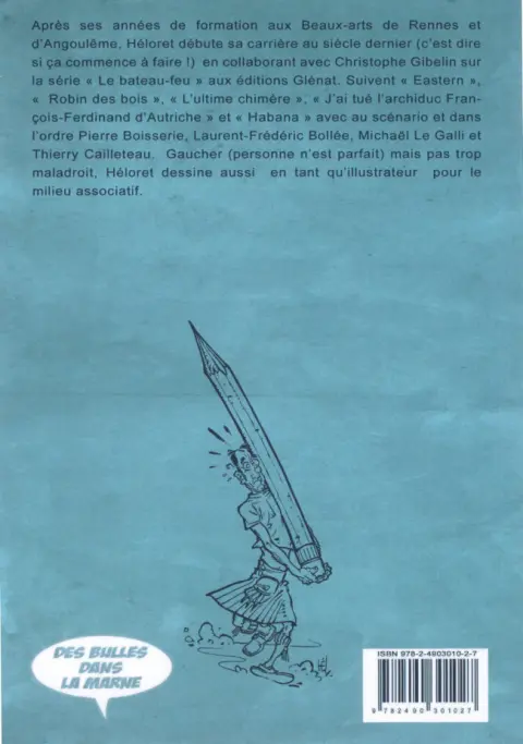 Verso de l'album Artbook Artbook by Héloret