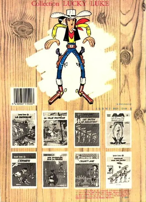 Verso de l'album Lucky Luke Tome 5 Lucky luke contre Pat Poker