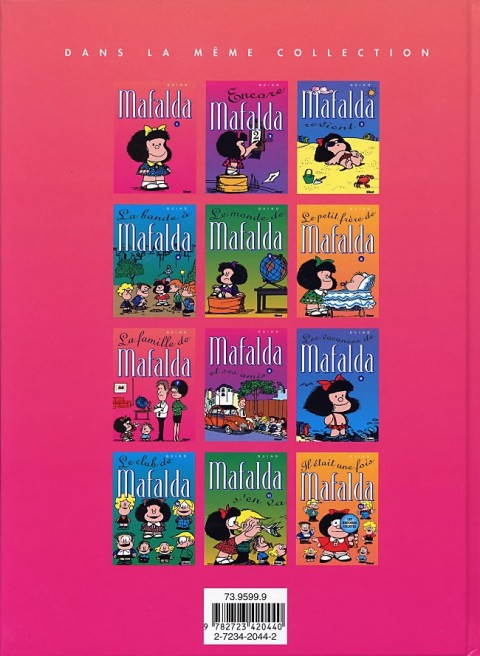 Verso de l'album Mafalda Tome 7 La famille de Mafalda