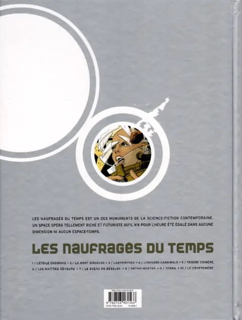 Verso de l'album Les Naufragés du temps Tome 10 Le cryptomère