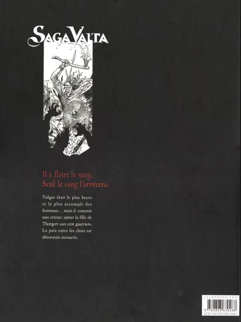 Verso de l'album Saga Valta Tome 1