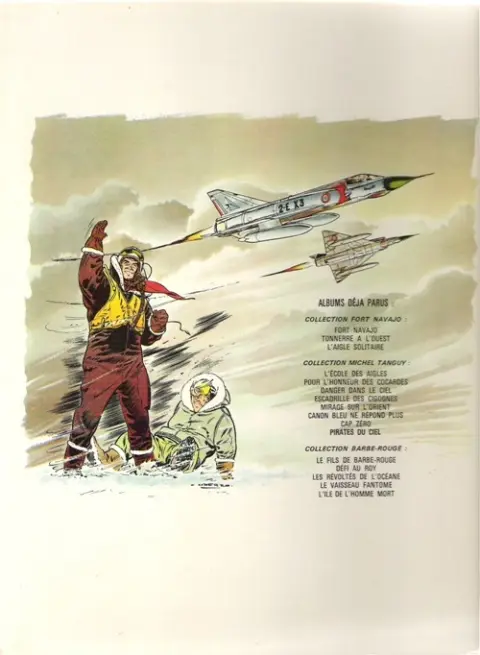 Verso de l'album Tanguy et Laverdure Tome 2 Pour l'honneur des cocardes