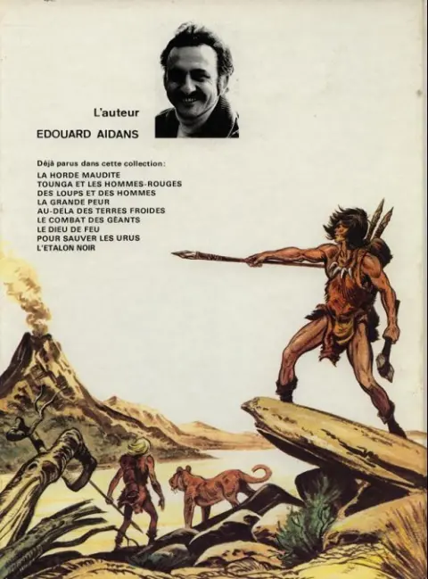 Verso de l'album Tounga Tome 9 L'étalon noir
