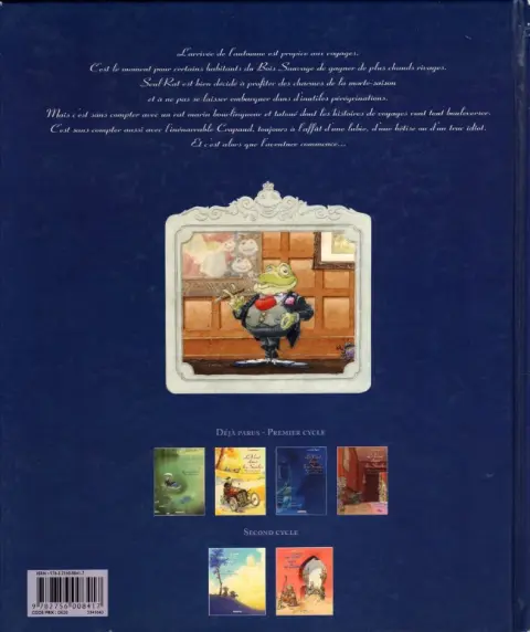 Verso de l'album Le Vent dans les Sables Tome 1 L'invitation au voyage