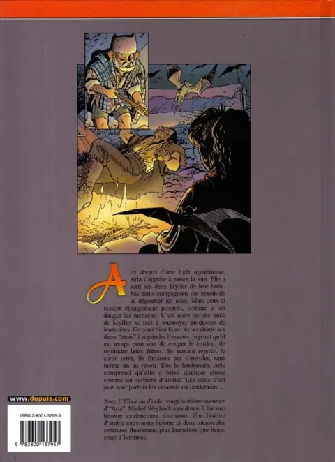 Verso de l'album Aria Tome 28 L'élixir du diable